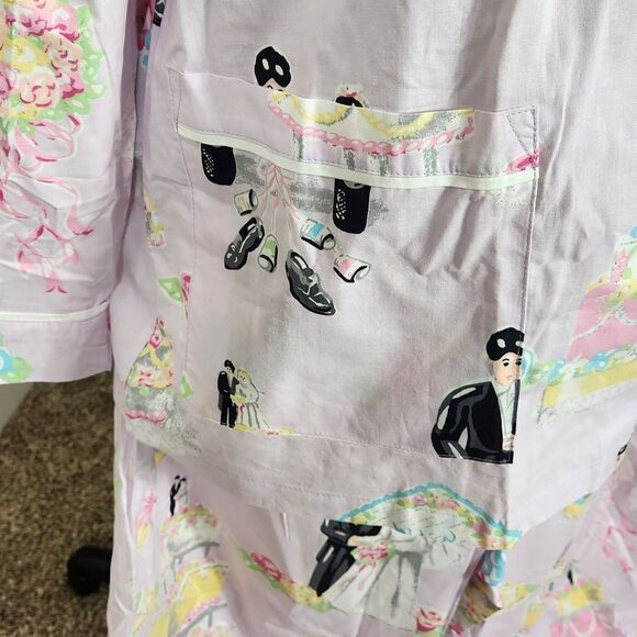 Nick & Nora Love & Marriage Pajamas Plus Size 3X NWOT 90's Y2K 2000's - Picture 3 of 15